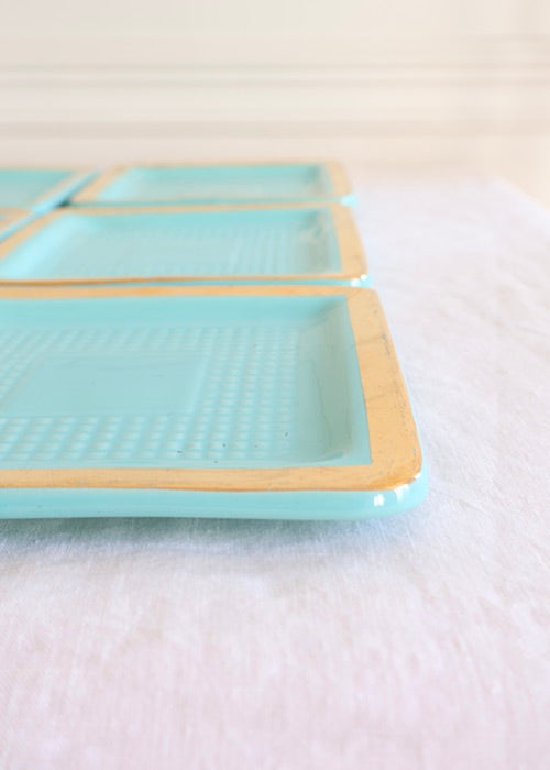 Assiettes Turquoise (x6)