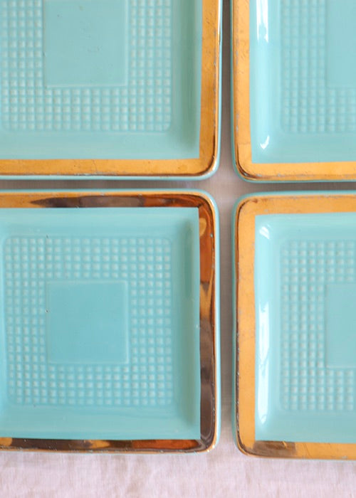 Assiettes Turquoise (x6)