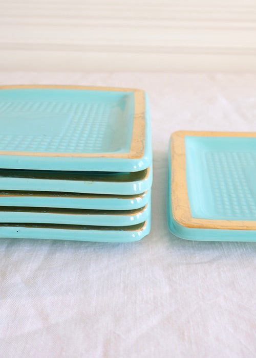 Assiettes Turquoise (x6)