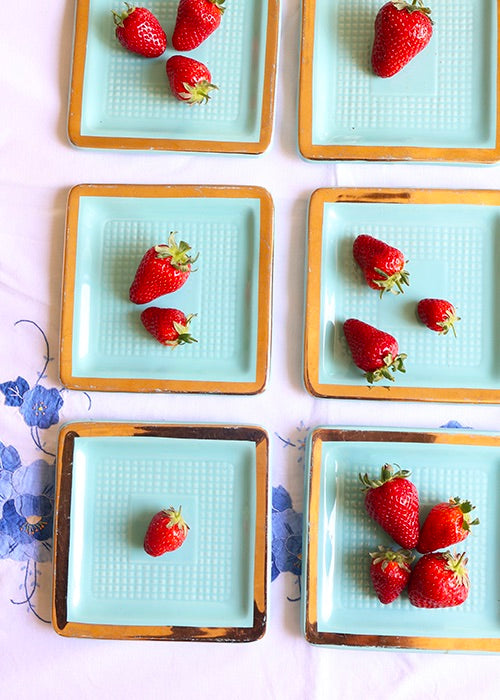 Assiettes Turquoise (x6)