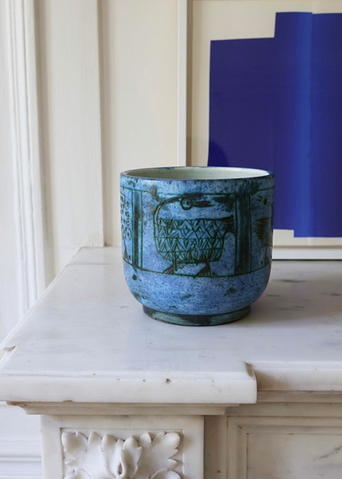 Cache-pot Bleu de Jacques Blin