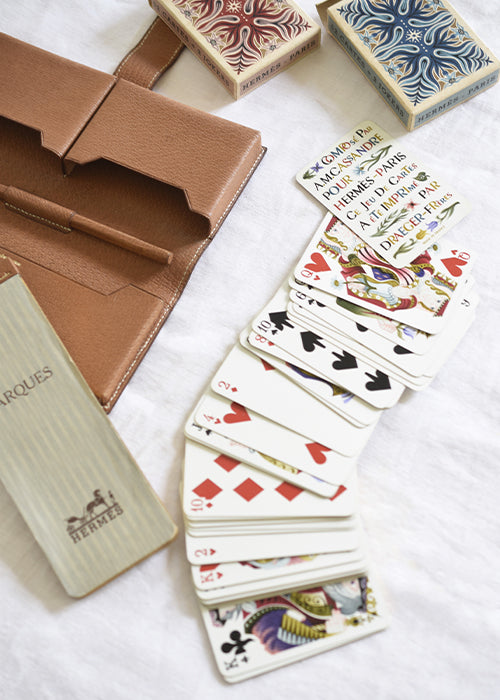 Etui de cartes à jouer Hermès x Cassandre – AIMÉE.AIMER