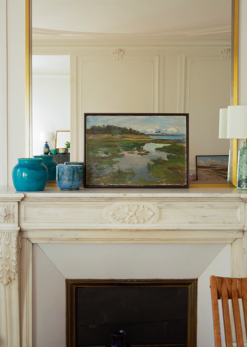 Huile sur toile d'André Dauchez 38 x 55 cm - RÉSERVÉ