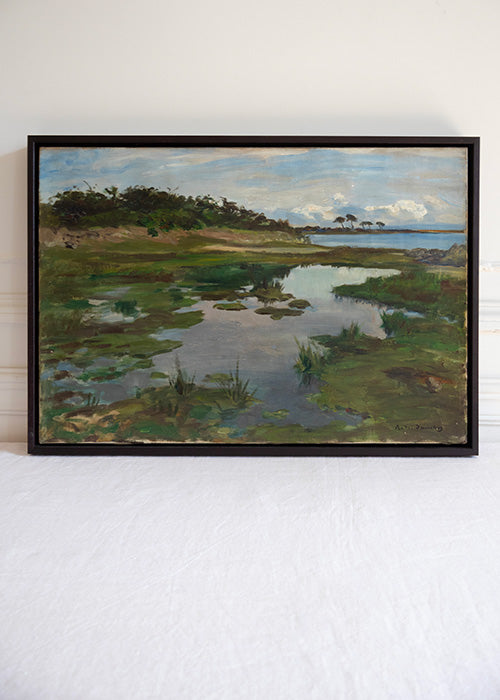 Huile sur toile d'André Dauchez 38 x 55 cm - RÉSERVÉ