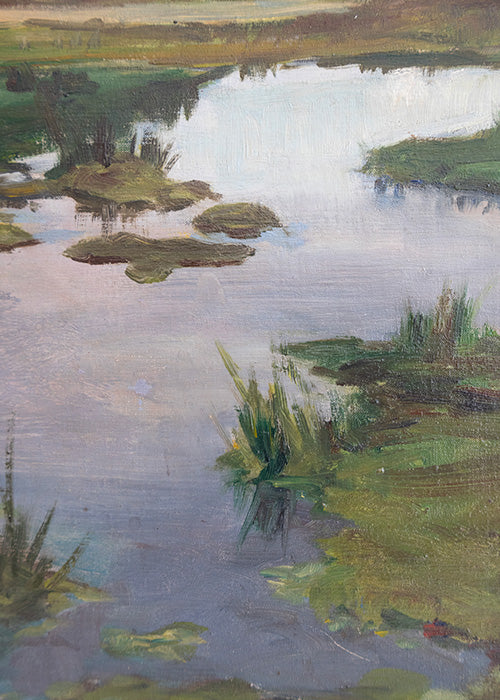 Huile sur toile d'André Dauchez 38 x 55 cm - RÉSERVÉ