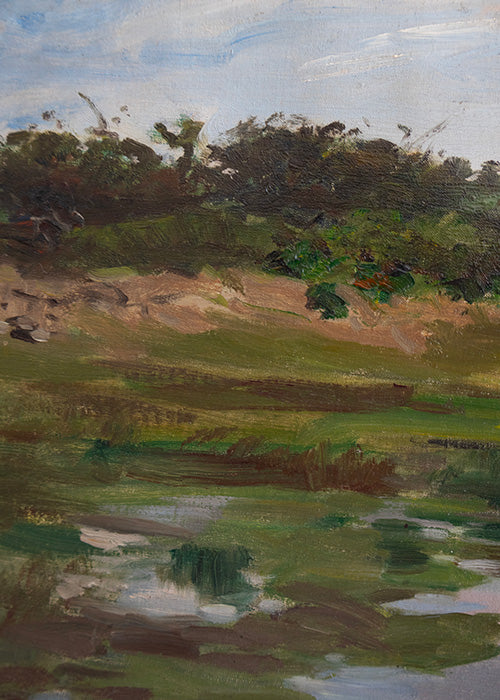 Huile sur toile d'André Dauchez 38 x 55 cm - RÉSERVÉ
