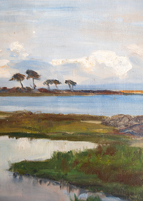 Huile sur toile d'André Dauchez 38 x 55 cm - RÉSERVÉ