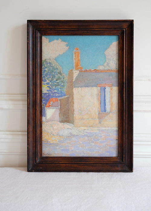Huile sur panneau de Paul Costes  34 x 22 cm