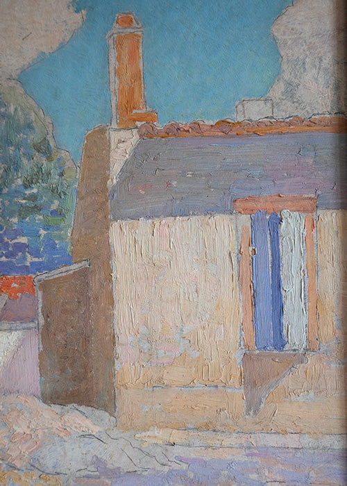 Huile sur panneau de Paul Costes  34 x 22 cm