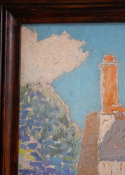 Huile sur panneau de Paul Costes  34 x 22 cm