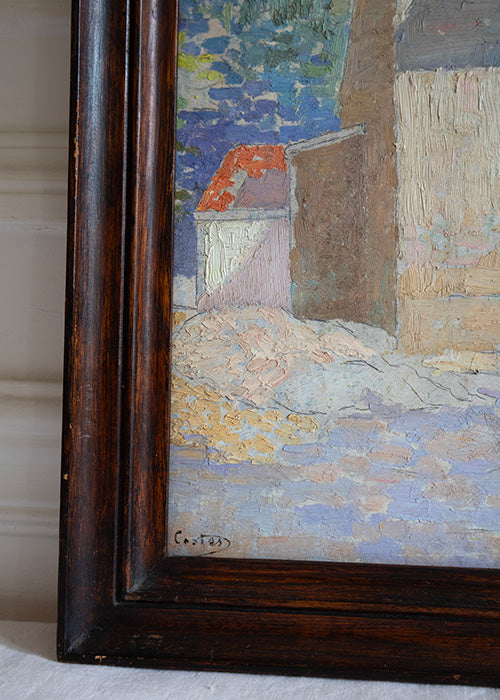 Huile sur panneau de Paul Costes  34 x 22 cm