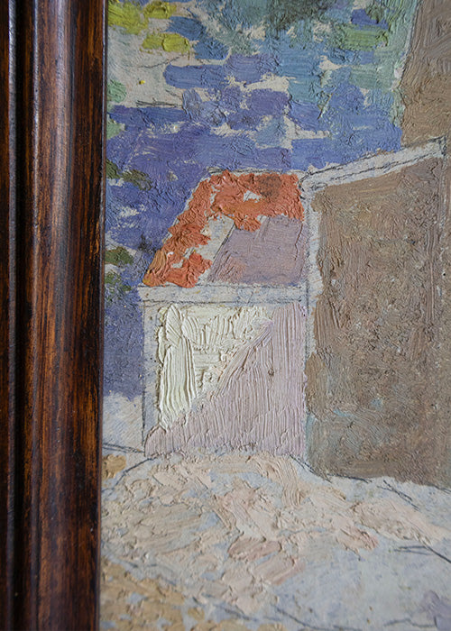 Huile sur panneau de Paul Costes  34 x 22 cm