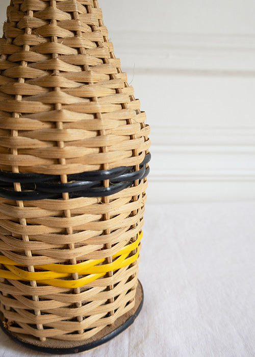 Lampe de table Rotin et Bois