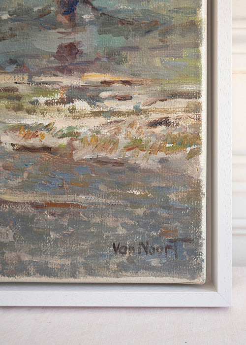 Huile sur toile de Van Noort  40 x 50 cm