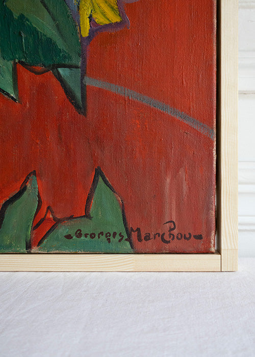 Huile sur toile de Georges Marchou  65 x 54 cm