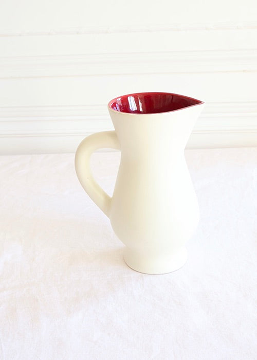 Pichet Blanc Vermillon