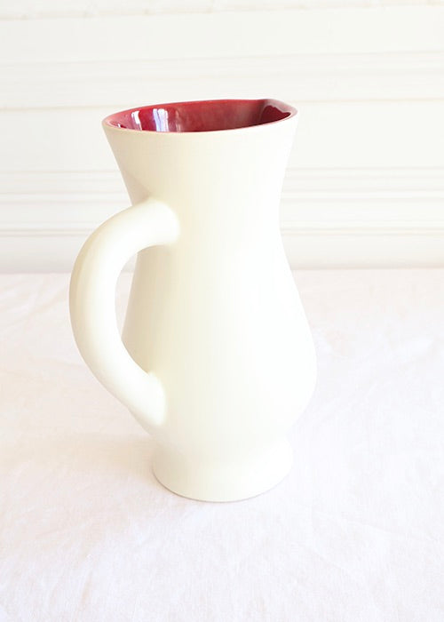 Pichet Blanc Vermillon