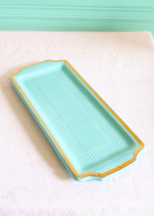 Plat à cake Turquoise