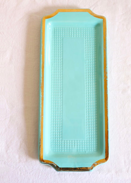 Plat à cake Turquoise
