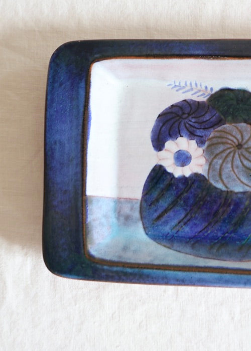 Petit Plateau Panier de Fleurs Cloutier