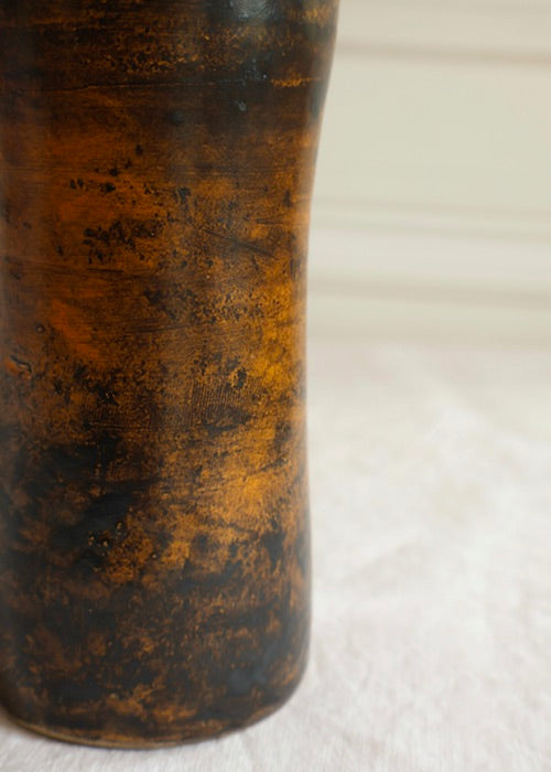 Vase Rouleau Mordoré de Jacques Blin