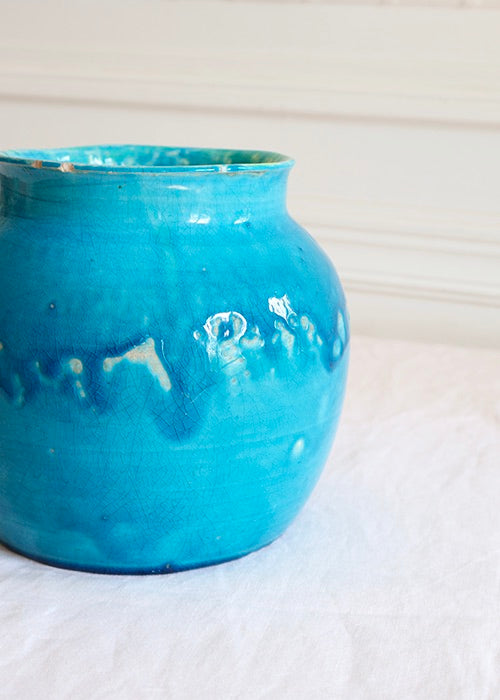 Vase Mer Turquoise de Jean Besnard