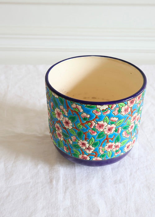 Cache Pot Fleurs de Pommier Longwy