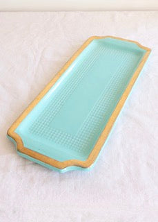 Plat à cake Turquoise