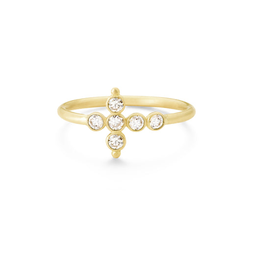 Bague Petit AA Or jaune et Diamants