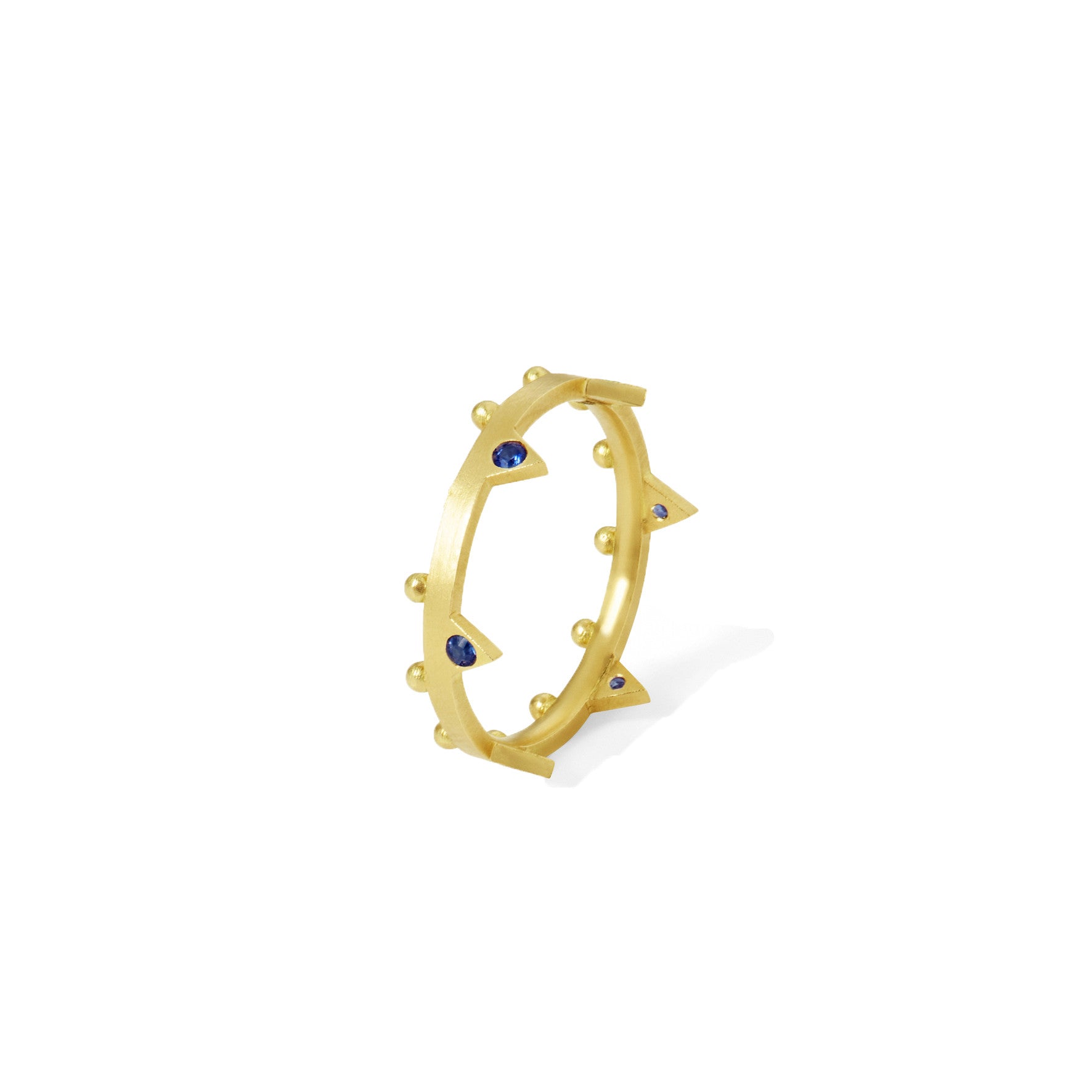 Bague Dea Or jaune et Saphirs