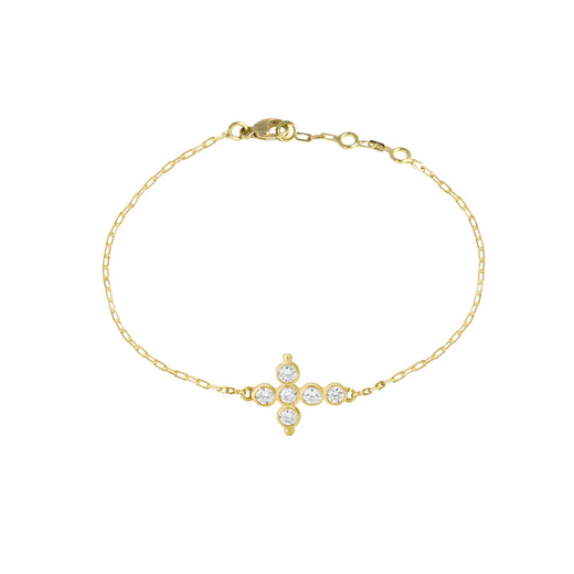 Bracelet Petit AA Or jaune et Diamants