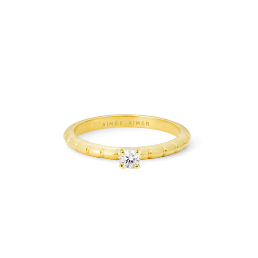 Bague Spicy Love Or jaune et Diamant