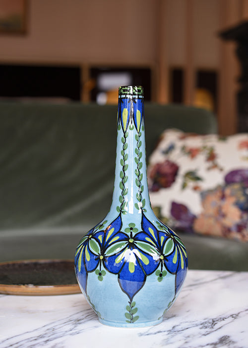 Vase au jardin Bleu